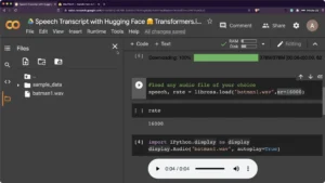 How to Convert English Speech to Text with Hugging Face NLP? screenshot 4