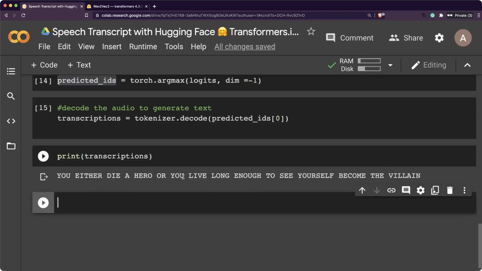 How to Convert English Speech to Text with Hugging Face NLP? screenshot 7