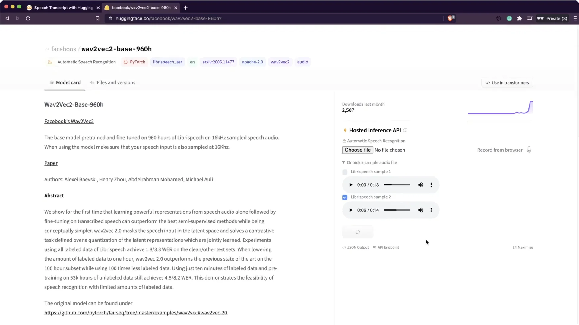 How to Convert English Speech to Text with Hugging Face NLP? screenshot 8