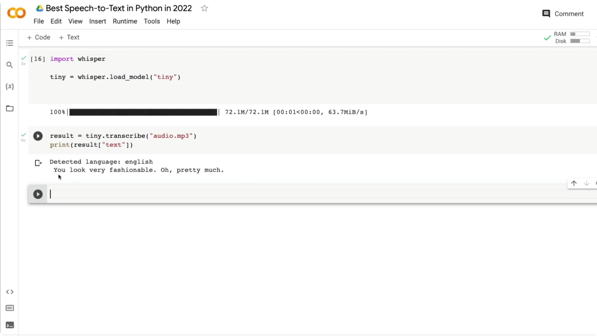 Create a Speech-to-Text Project in Just 3 Python Lines Using OpenAI Whisper screenshot 7