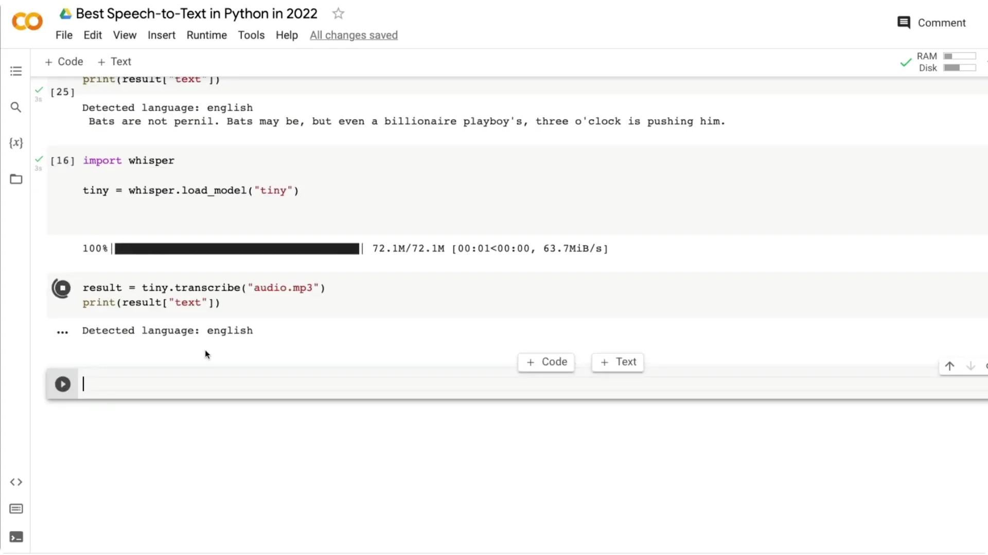 Create a Speech-to-Text Project in Just 3 Python Lines Using OpenAI Whisper screenshot 8