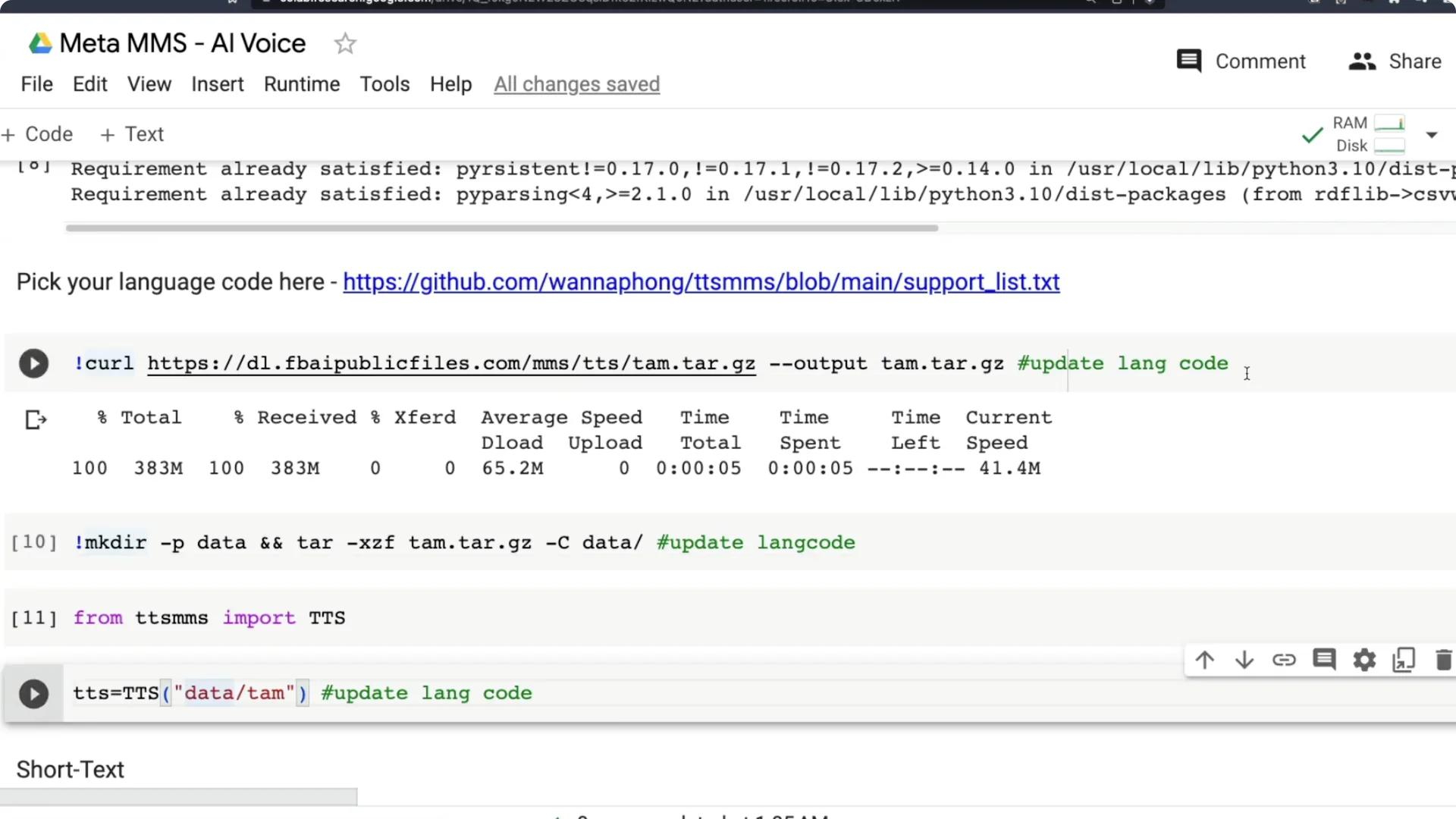 Free AI Voice Generator with Meta AI MMS screenshot 3