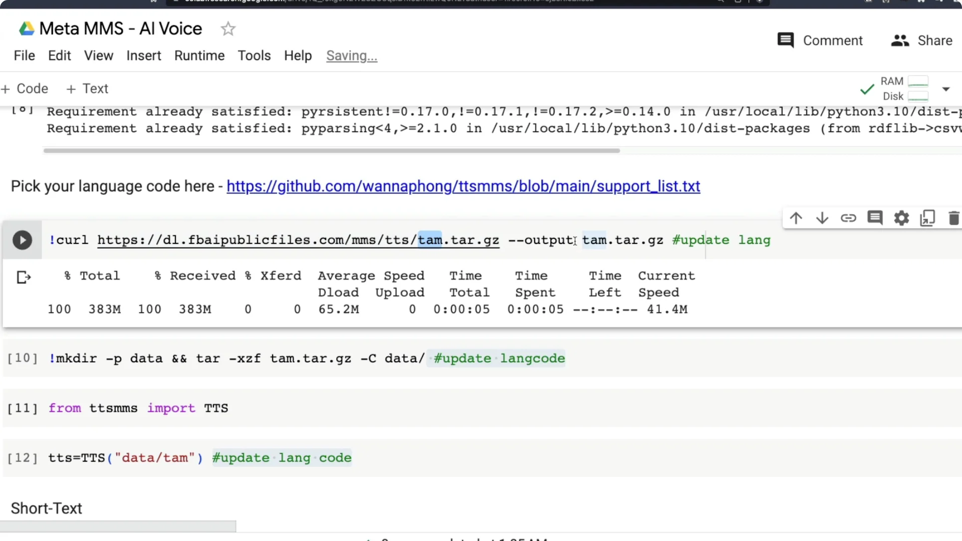 Free AI Voice Generator with Meta AI MMS screenshot 4