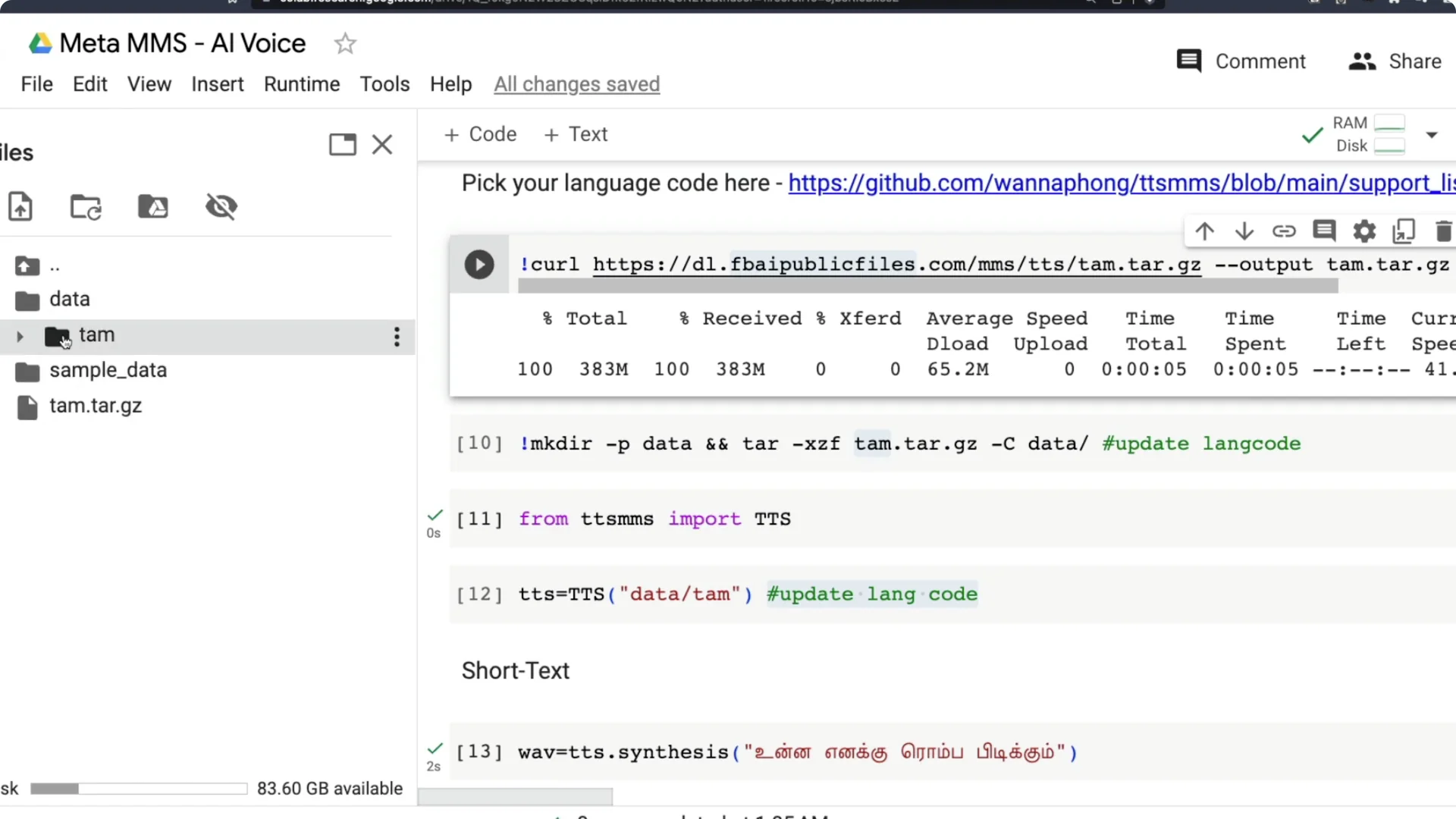 Free AI Voice Generator with Meta AI MMS screenshot 5