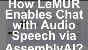 How LeMUR Enables Chat with Audio Speech via AssemblyAI? - Featured Image