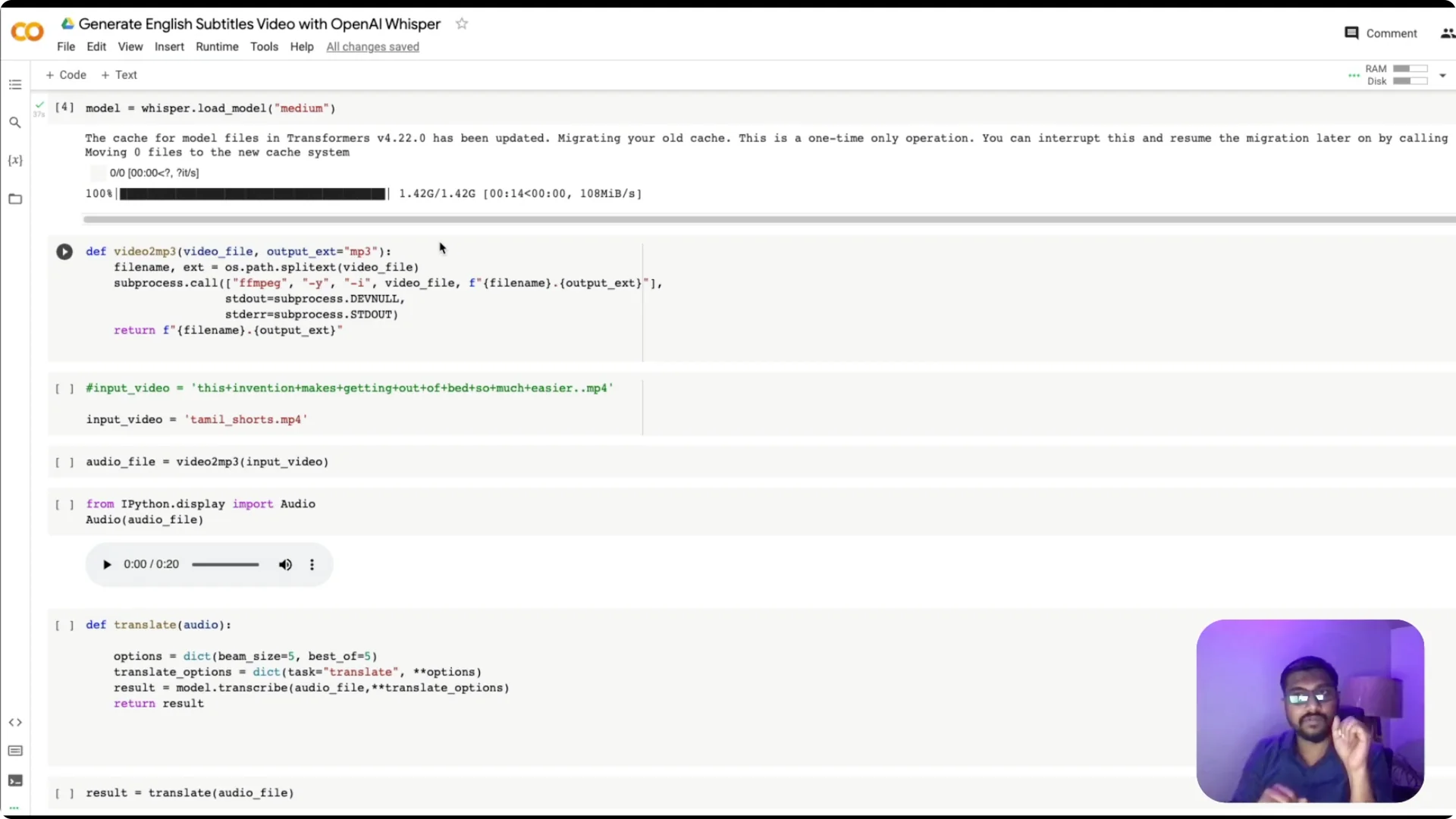 How to Use OpenAI Whisper for AI Video Subtitle Captioning? screenshot 5