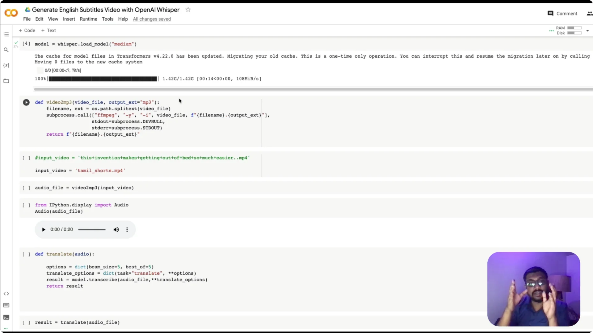 How to Use OpenAI Whisper for AI Video Subtitle Captioning? screenshot 6