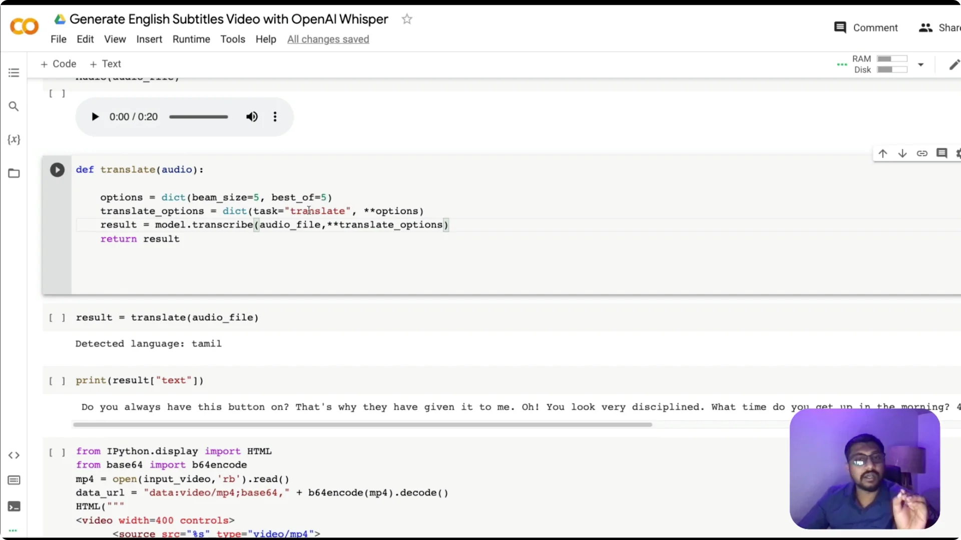 How to Use OpenAI Whisper for AI Video Subtitle Captioning? screenshot 9